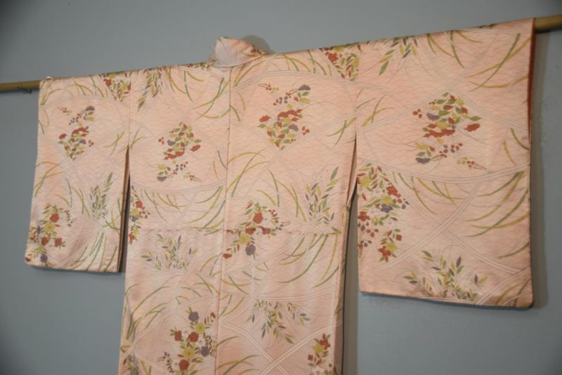 Soft Sheen Jacquard Vintage Silk Kimono - Image 3