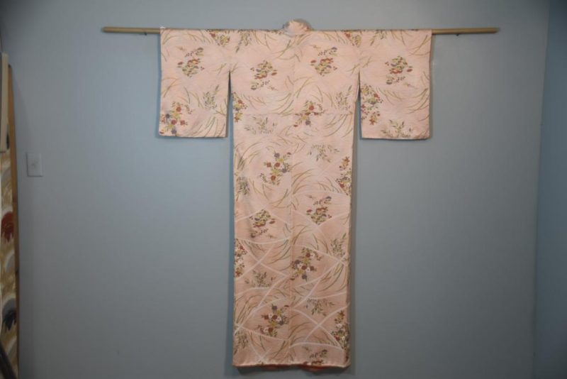 Soft Sheen Jacquard Vintage Silk Kimono
