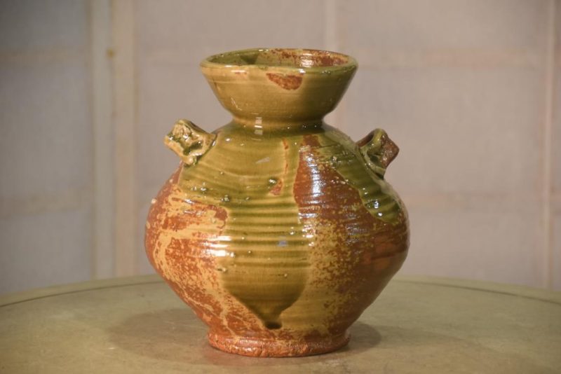 Japanese Pottery Vase Width:200mm