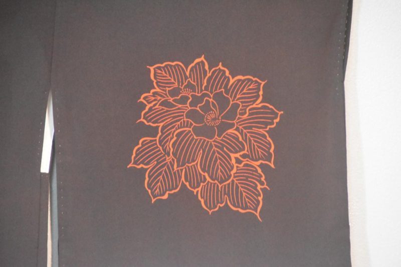 Red Flower Vintage Haori Jacket - Image 4