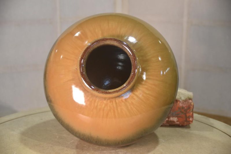 Contemporary Japanese Pottery Vase Width:250mm - Image 6