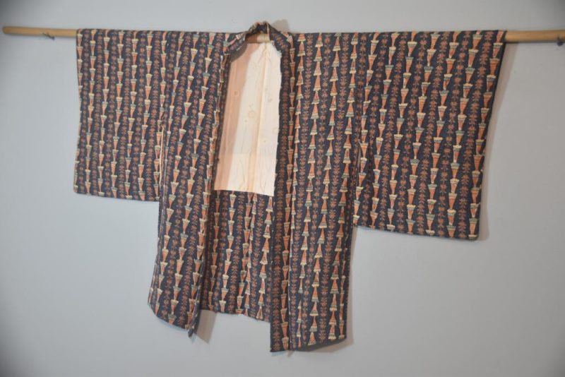 Blue Japanese Vintage Haori Jacket - Image 3