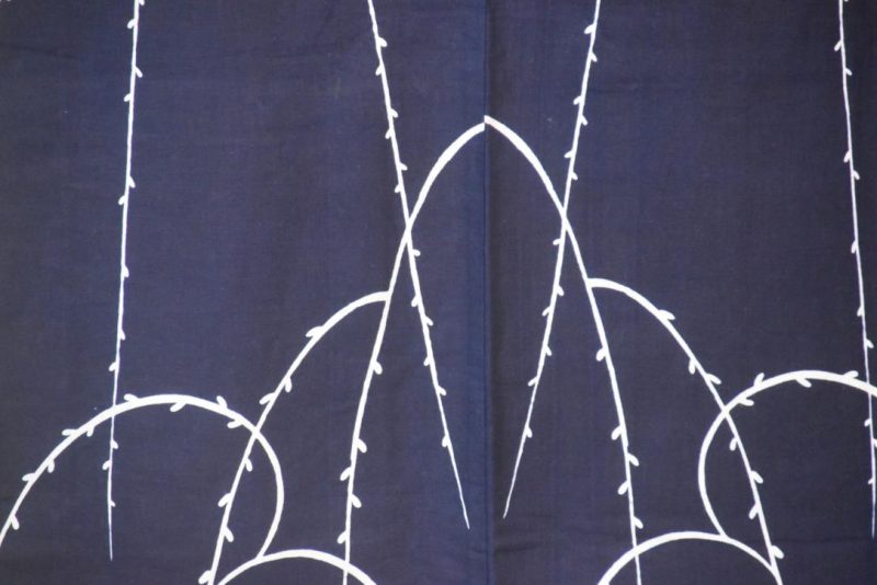 Willow Vintage Japanese Cotton Yukata - Image 2