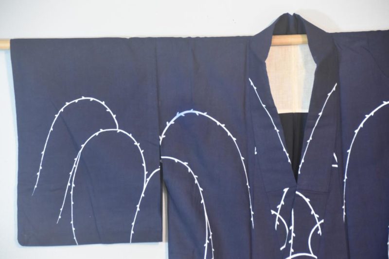 Willow Vintage Japanese Cotton Yukata - Image 5