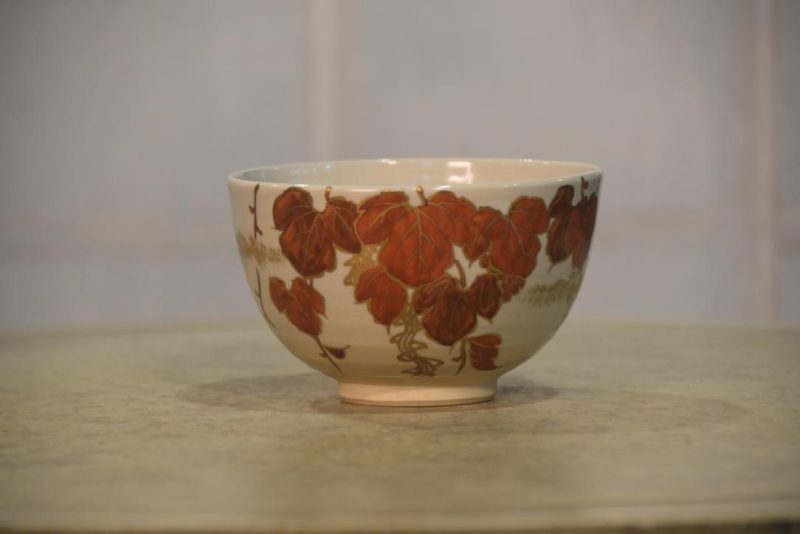 Pottery Chawan Tea Bowl in a Box Width:125mm