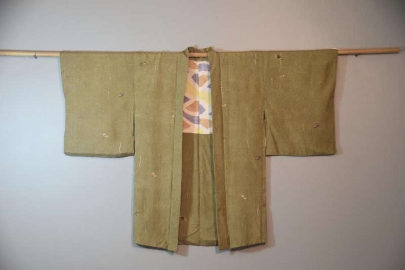 Moss Green Lightweight Japanese Vintage Haori Jacket