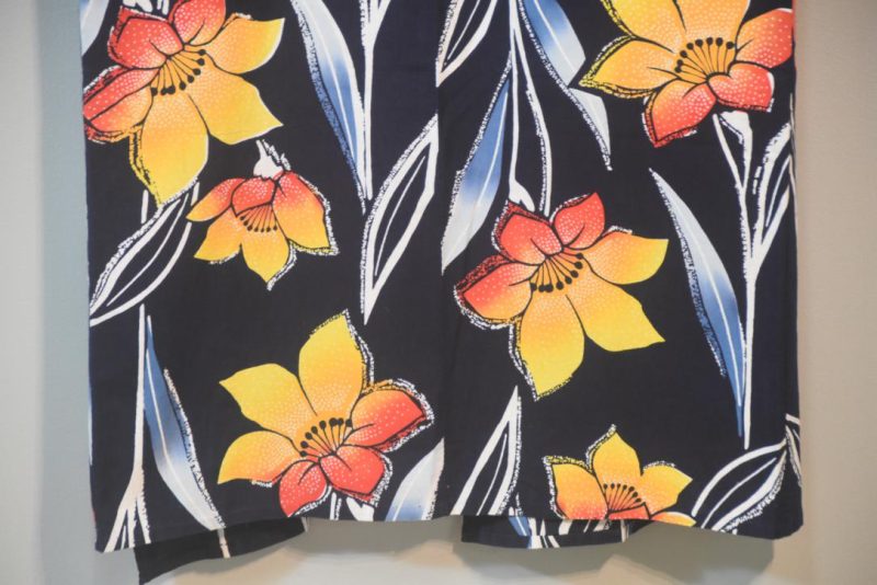 Summer Tiger Lily Vintage Japanese Cotton Yukata - Image 7