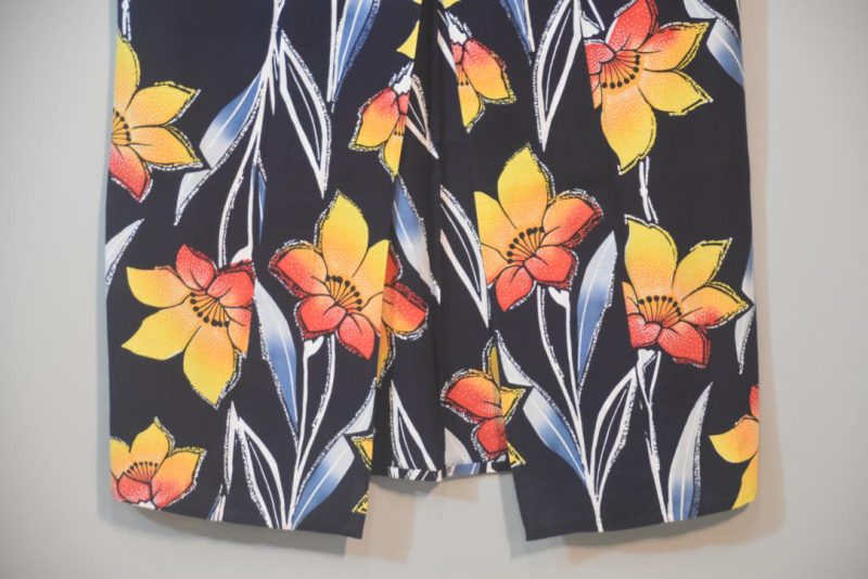 Summer Tiger Lily Vintage Japanese Cotton Yukata - Image 8
