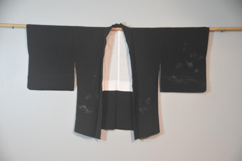 Metallic Thread Daisy Vintage Haori Jacket
