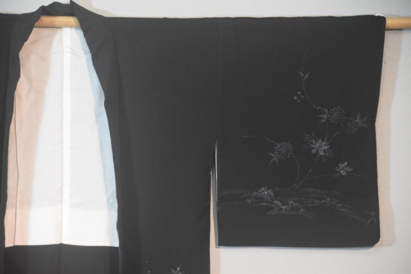 Metallic Thread Daisy Vintage Haori Jacket - Image 6