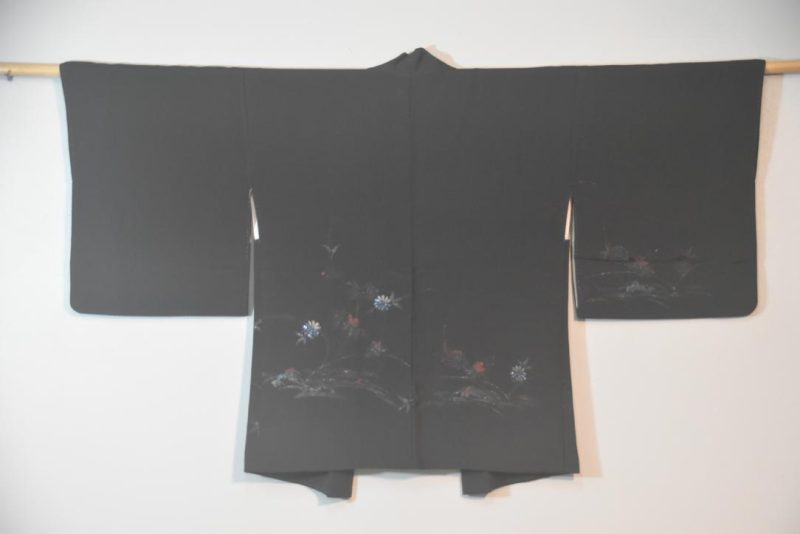 Metallic Thread Daisy Vintage Haori Jacket - Image 3