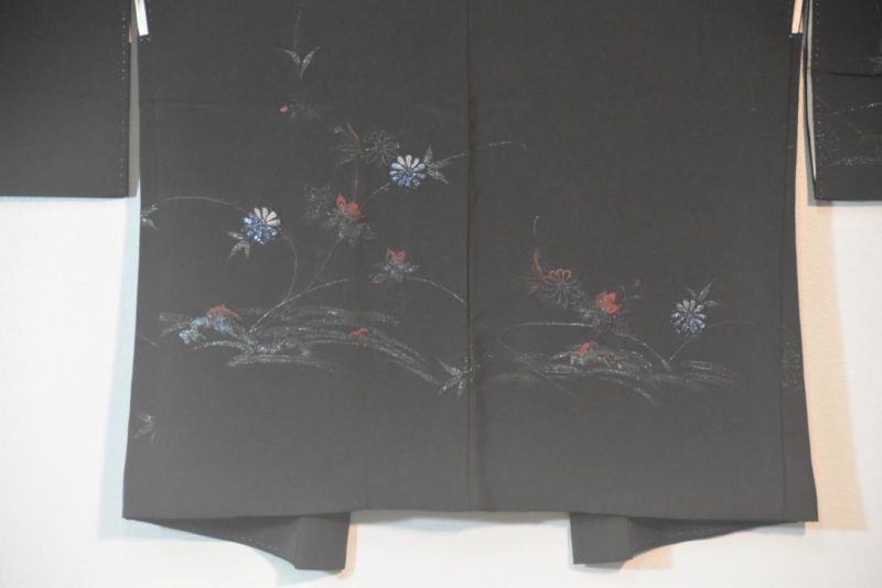Metallic Thread Daisy Vintage Haori Jacket - Image 2