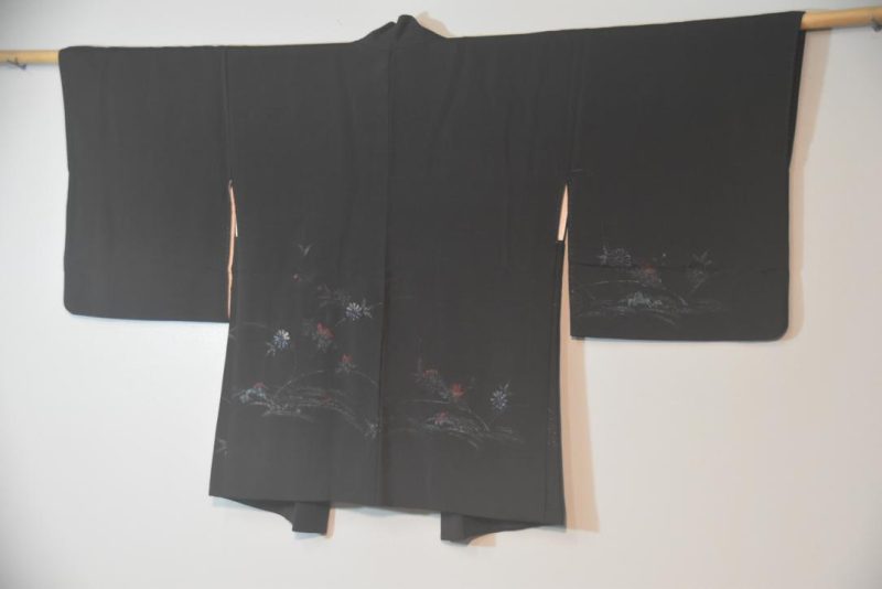 Metallic Thread Daisy Vintage Haori Jacket - Image 7
