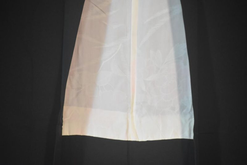 Japanese Botanical Metallic Thread Vintage Haori Jacket - Image 6