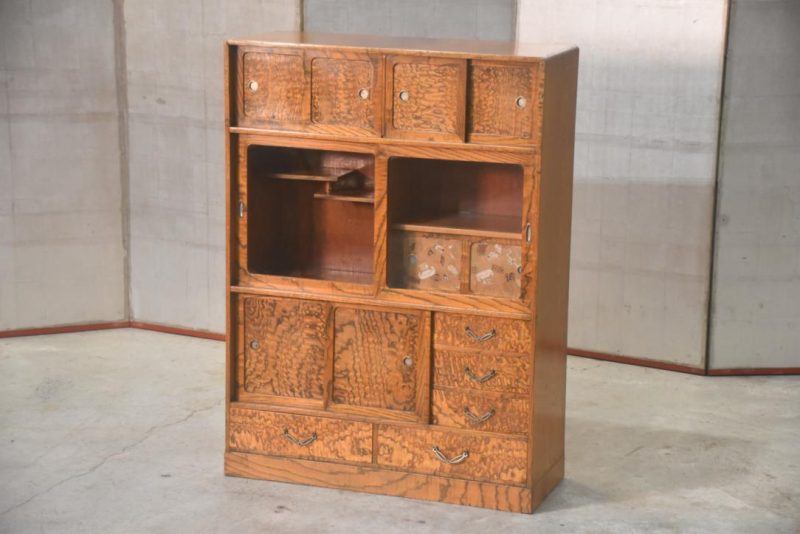 Vintage Chadansu Tea Utensil Chest Width:725mm