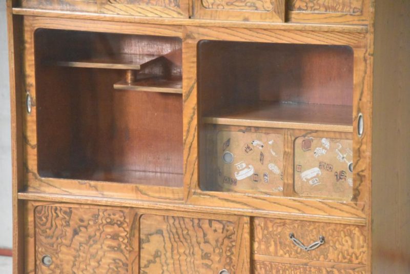 Vintage Chadansu Tea Utensil Chest Width:725mm - Image 16
