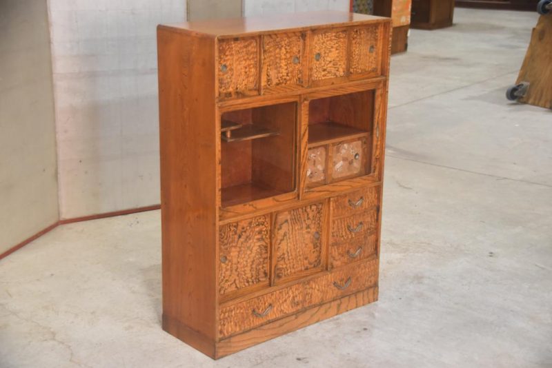 Vintage Chadansu Tea Utensil Chest Width:725mm - Image 5