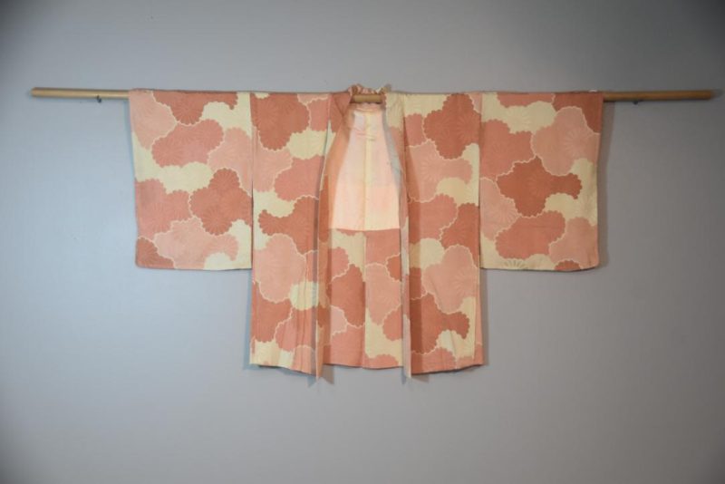 Clouds of Flowers Japanese Vintage Silk Haori Jacket