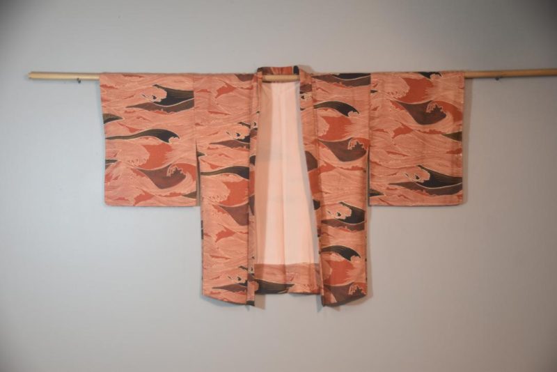 Waves of Zen Japanese Vintage Silk Haori Jacket