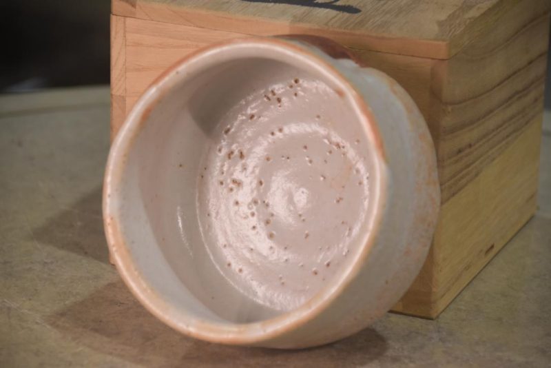 Shino Tea Bowl (Chawan) Width:125mm - Image 6