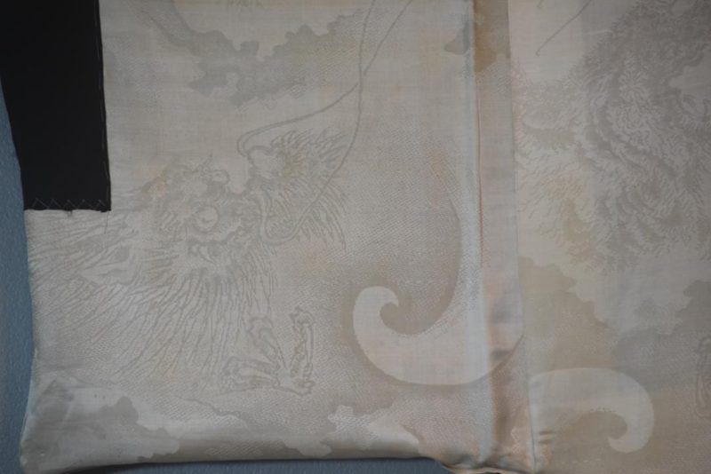 Mythical Tiger Vintage Japanese Silk Mans Haori - Image 5