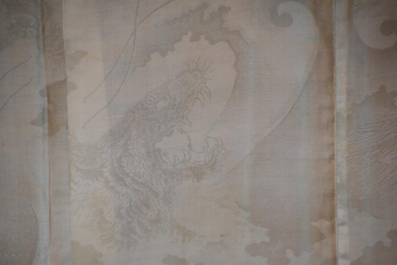 Mythical Tiger Vintage Japanese Silk Mans Haori - Image 4
