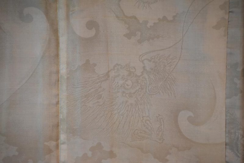 Mythical Tiger Vintage Japanese Silk Mans Haori - Image 2