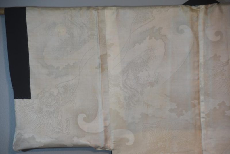 Mythical Tiger Vintage Japanese Silk Mans Haori - Image 8