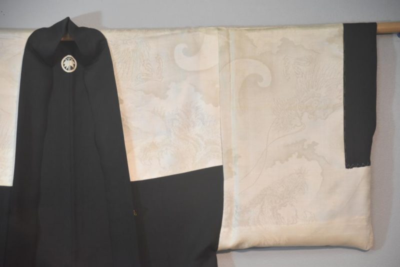 Mythical Tiger Vintage Japanese Silk Mans Haori - Image 7