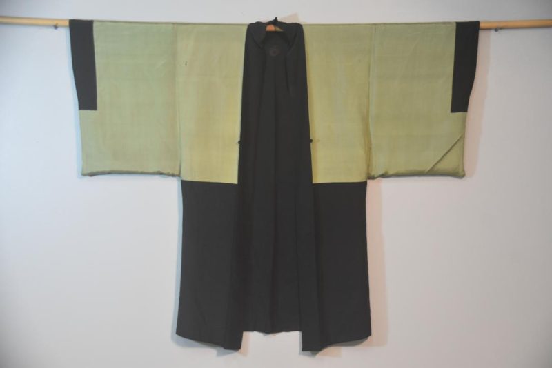 Ocean Sailing Vintage Japanese Silk Mans Haori - Image 6