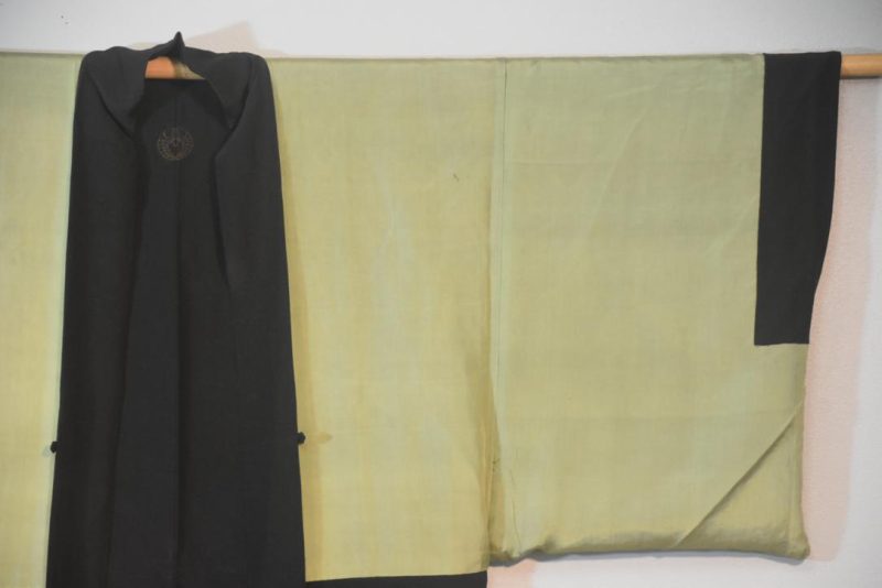 Ocean Sailing Vintage Japanese Silk Mans Haori - Image 9