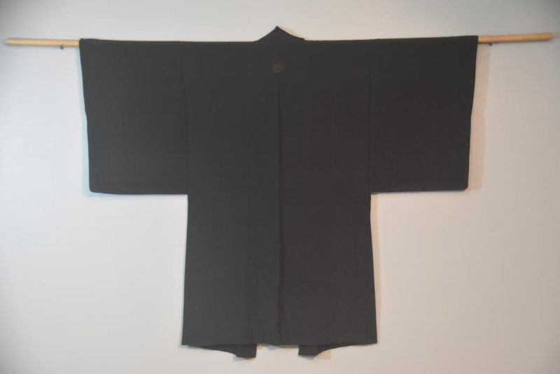 Ocean Sailing Vintage Japanese Silk Mans Haori - Image 10