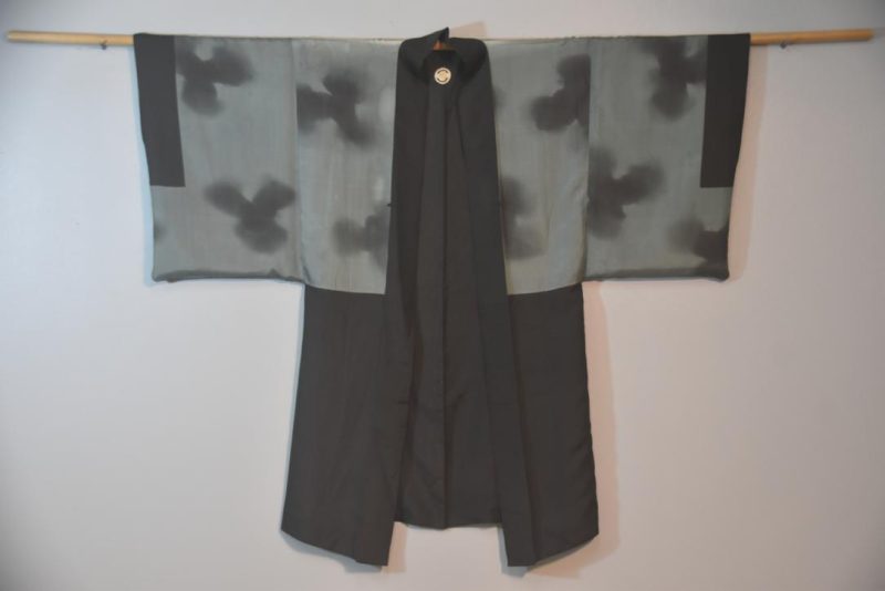 Mountain Walk Vintage Japanese Silk Mans Haori - Image 6