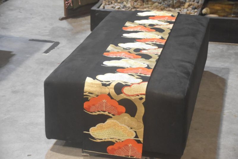 Japanese Fukuro Obi Sash Table Runner Length:4000mm