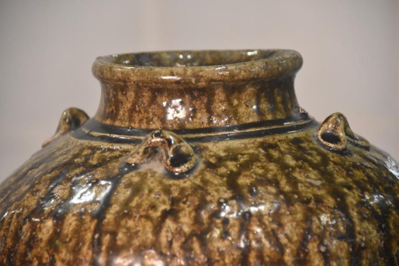 Shigaraki Wood Fired Tsubo Vase Width:230mm - Image 2