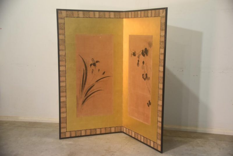 Sumi-E Ink Brush 2 Panel Screen Width:1790mm - Image 6