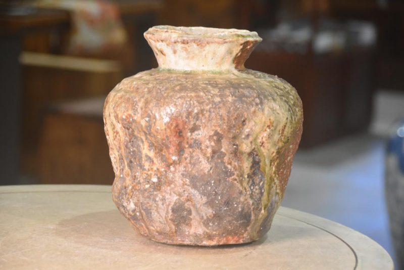 Shigaraki Wood Fired Tsubo Vase Height:220mm - Image 8