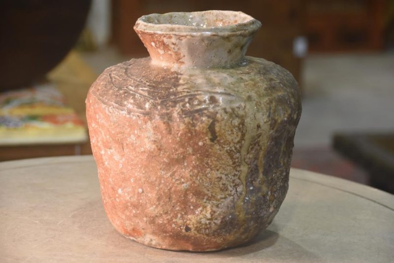 Shigaraki Wood Fired Tsubo Vase Height:220mm - Image 7