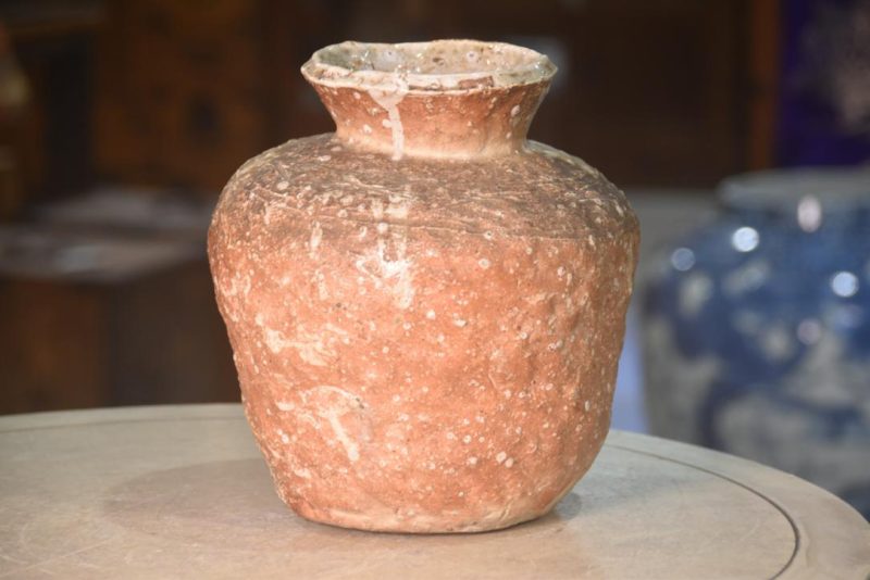 Shigaraki Wood Fired Tsubo Vase Height:220mm - Image 6