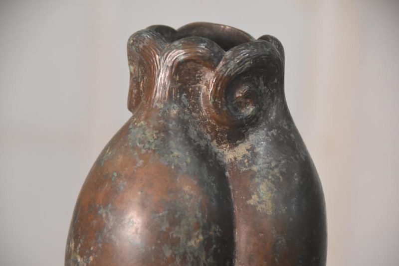 1950's Bronze Gourd Vase Height:310mm - Image 4