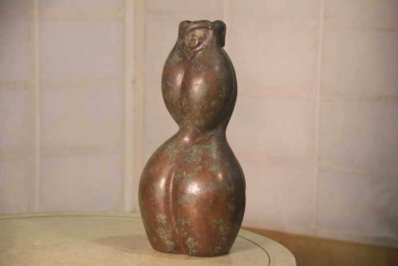 1950's Bronze Gourd Vase Height:310mm - Image 3