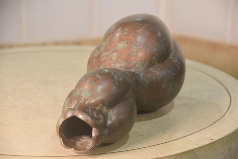 1950's Bronze Gourd Vase Height:310mm - Image 6