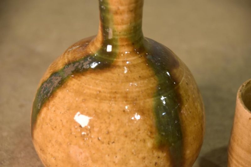 Japanese Pottery Sake Set Height: 160mm - Image 2