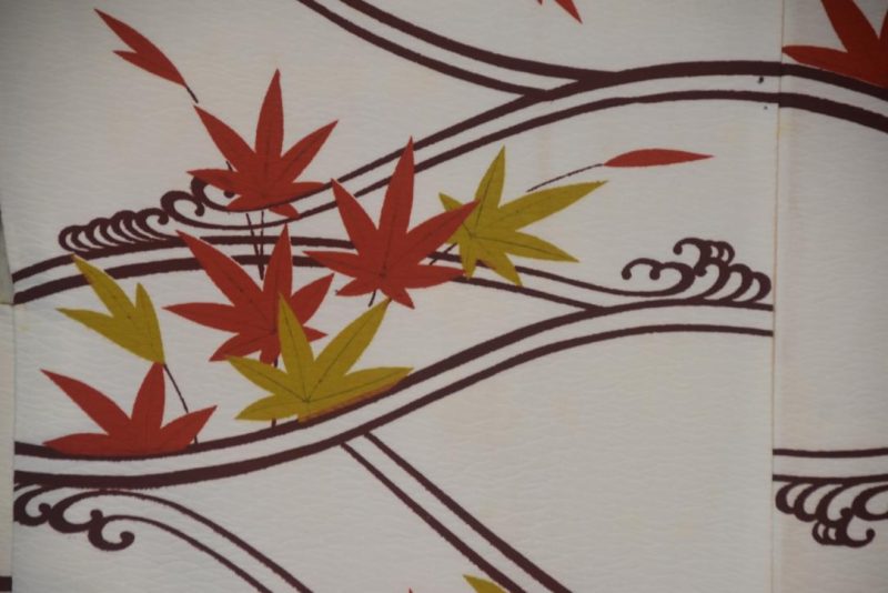 Autumn Delight Japanese Vintage Silk Haori Jacket - Image 2