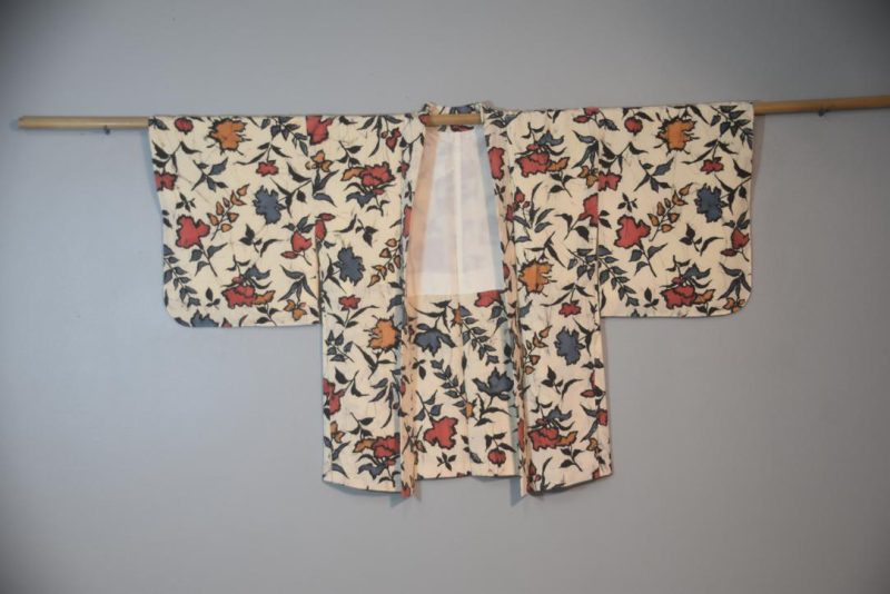 Multi Colour Classic Japanese Vintage Silk Haori Jacket