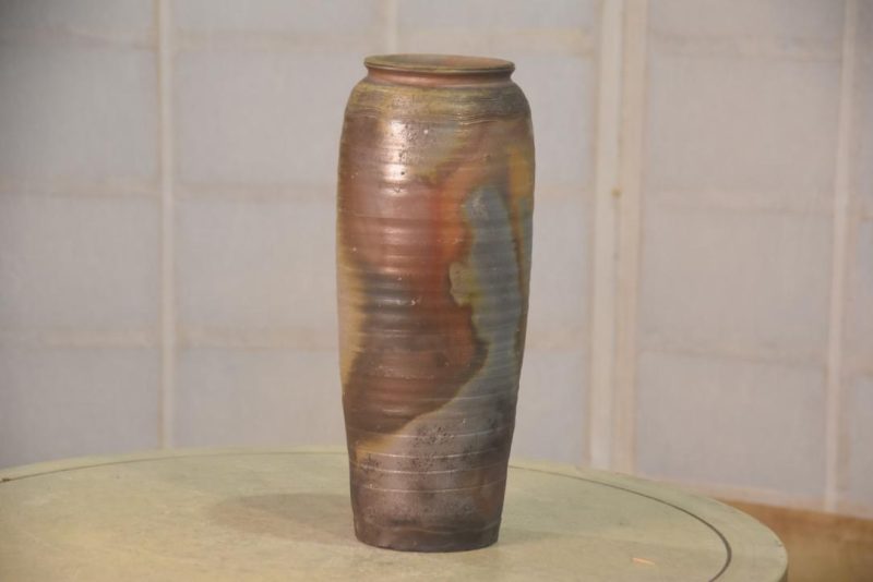 Japanese Bizen Pottery Vase Height:310mm