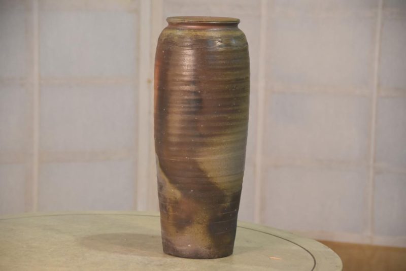 Japanese Bizen Pottery Vase Height:310mm - Image 6