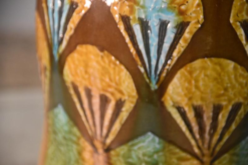 Kyoyaki (Kyoto Pottery) Vase Height:250mm - Image 2
