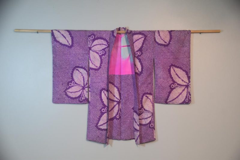 Purple Princess Shibori Japanese Vintage Haori Jacket