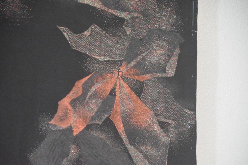 Japanese Black Silk with Metallic Thread Haori - Image 2